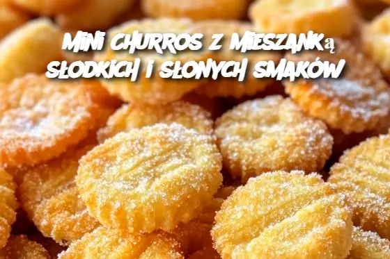 Mini Churros z mieszanką słodkich i słonych smaków