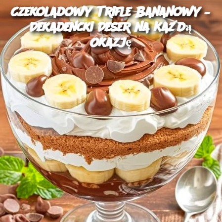 Czekoladowy Trifle Bananowy – Dekadencki Deser na Każdą Okazję