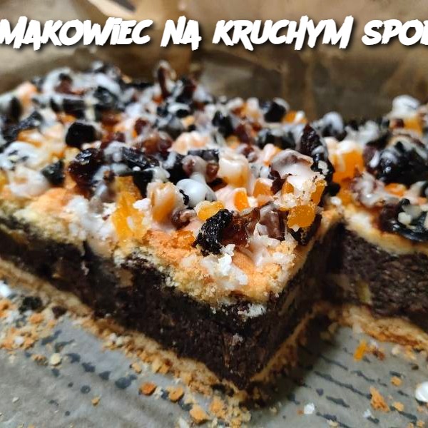 Makowiec na kruchym spodzie