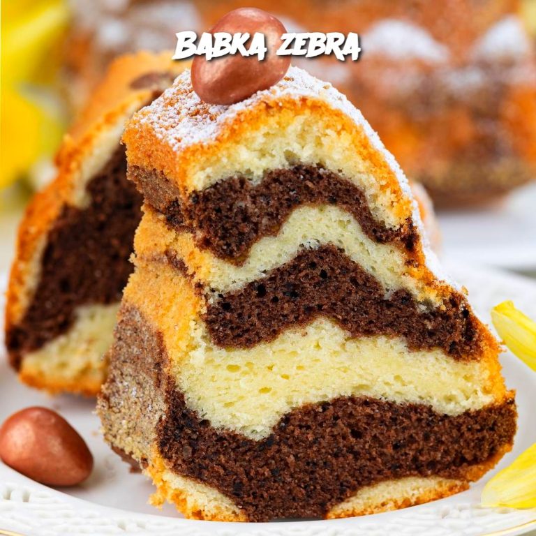 Babka Zebra – Delikatny i Efektowny Wypiek