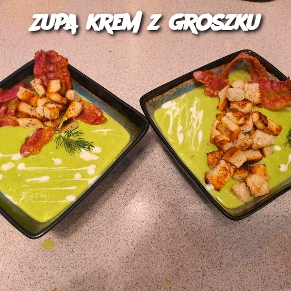 Zupa krem z groszku