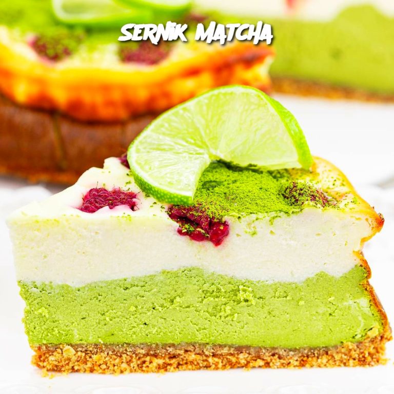 Sernik Matcha