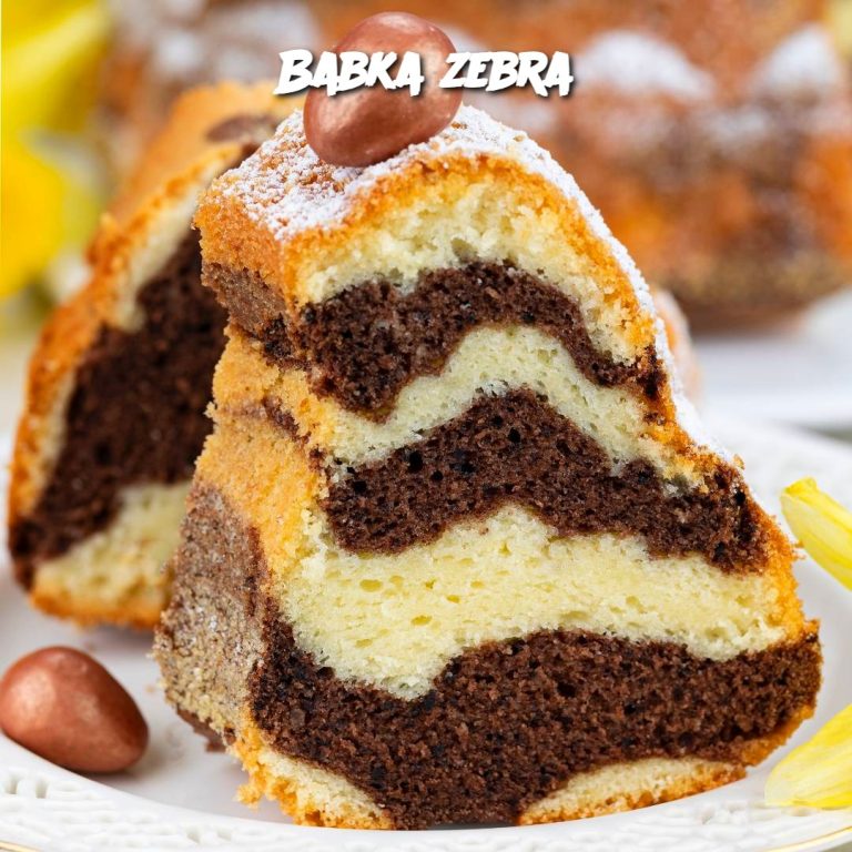 Babka zebra – przepis na efektowne i pyszne ciasto