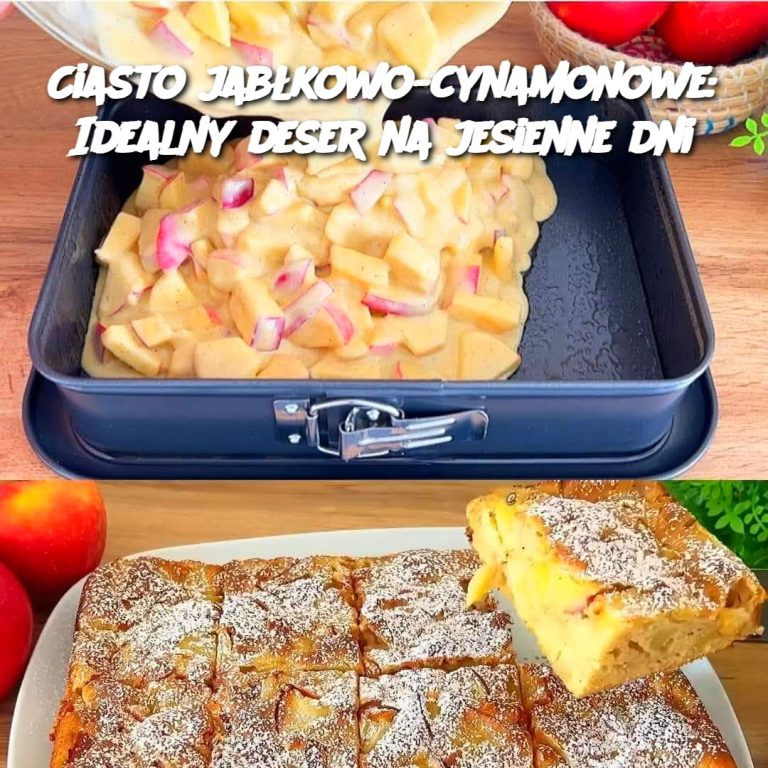 Ciasto jabłkowo-cynamonowe: Idealny deser na jesienne dni