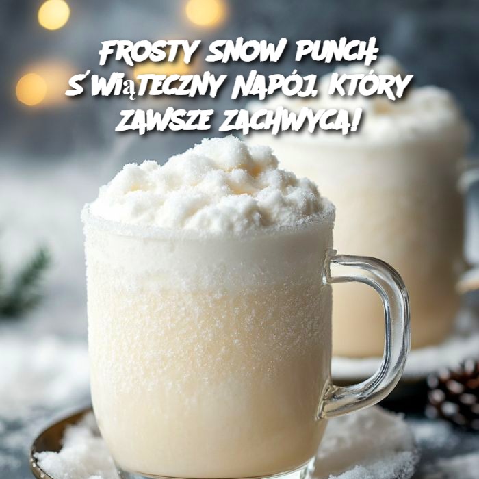 Frosty Snow Punch: Świąteczny Napój, Który Zawsze Zachwyca!