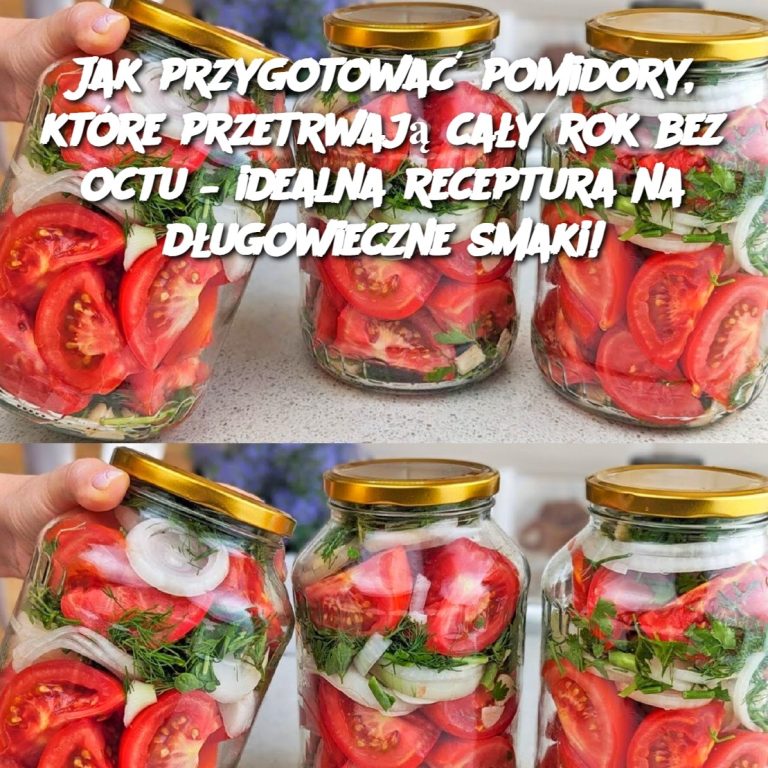 Jak przygotować pomidory, które przetrwają cały rok bez octu – idealna receptura na długowieczne smaki!