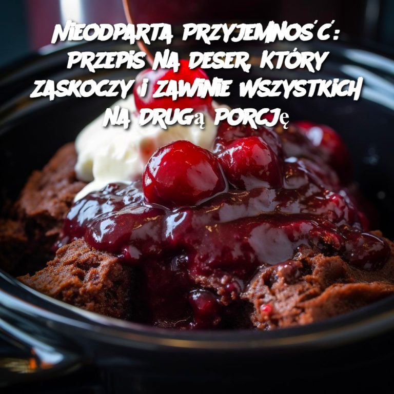 Nieodparta Przyjemność: Przepis na Deser, Który Zaskoczy i Zawinie Wszystkich na Drugą Porcję