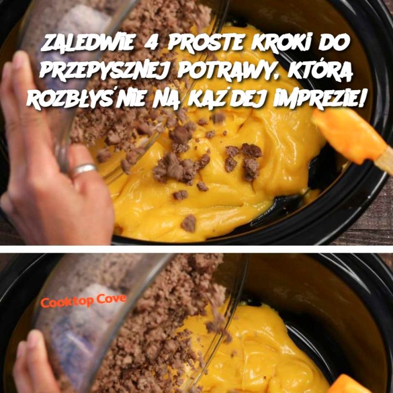 Zaledwie 4 proste kroki do przepysznej potrawy, która rozbłyśnie na każdej imprezie!