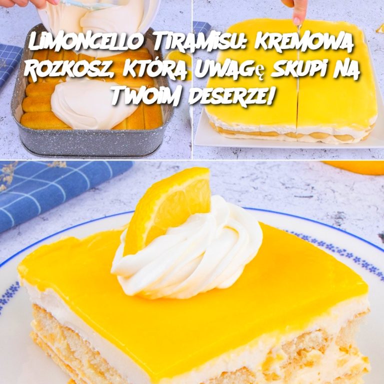 Limoncello Tiramisu: Kremowa Rozkosz, Która Uwagę Skupi na Twoim Deserze!