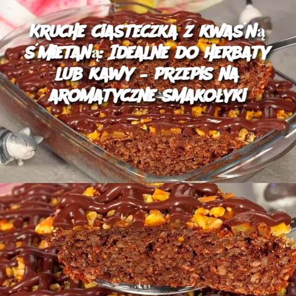 Kruche ciasteczka z kwaśną śmietaną: Idealne do herbaty lub kawy – przepis na aromatyczne smakołyki