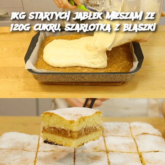 Szarlotka z Blachy – Tradycyjny Smak Jabłek