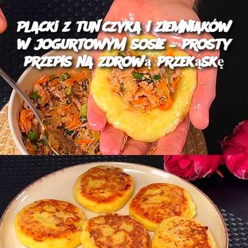 Placki z tuńczyka i ziemniaków w jogurtowym sosie – prosty przepis na zdrową przekąskę