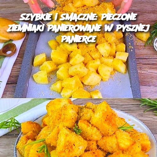 Szybkie i Smaczne: Pieczone Ziemniaki Panierowane w Pysznej Panierce