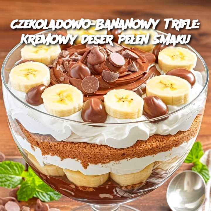 Czekoladowo-Bananowy Trifle: Kremowy Deser Pełen Smaku