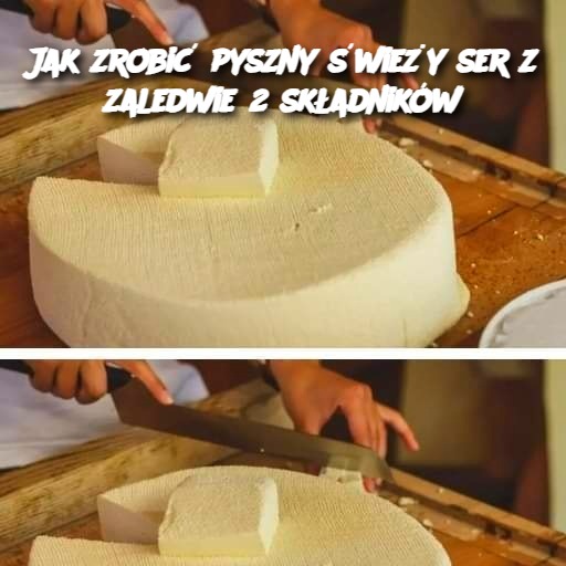 Jak zrobić pyszny świeży ser z zaledwie 2 składników