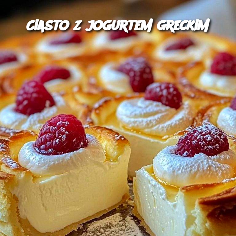 Ciasto z jogurtem greckim – przepis na puszyste ciasto idealne na każdą okazję