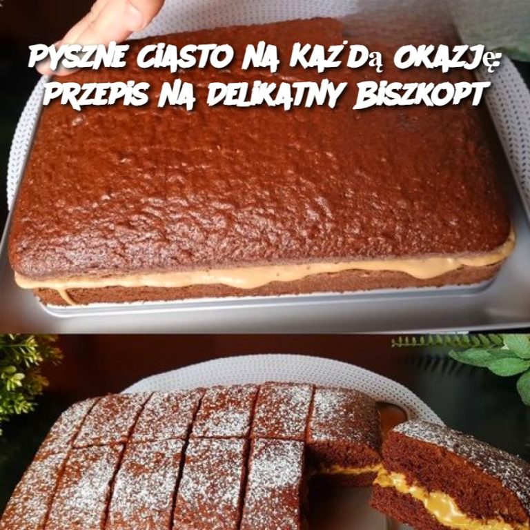 Pyszne Ciasto na Każdą Okazję: Przepis na Delikatny Biszkopt