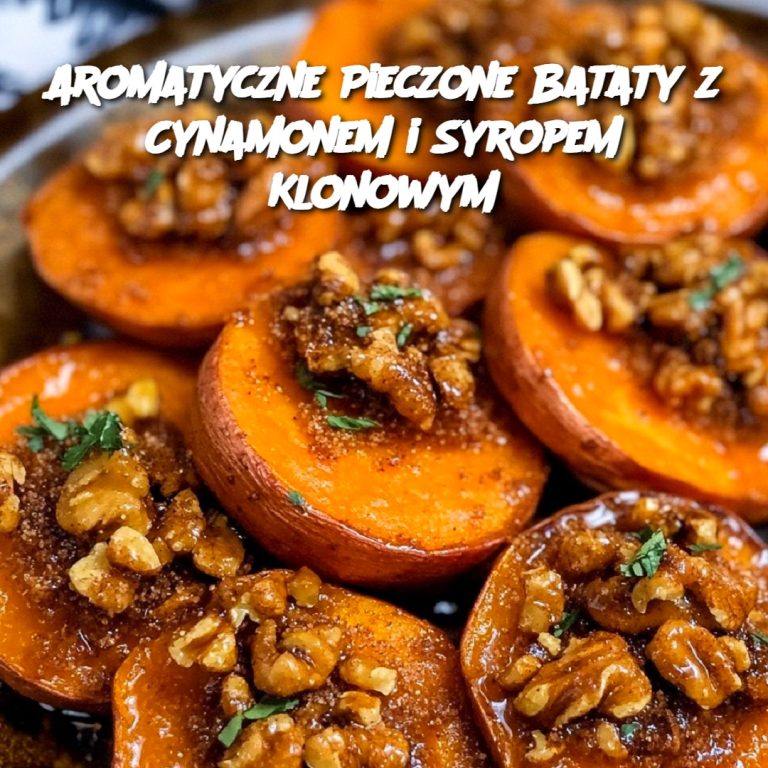 Aromatyczne Pieczone Bataty z Cynamonem i Syropem Klonowym