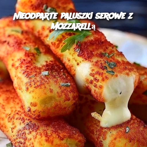 Nieodparte paluszki serowe z mozzarellą