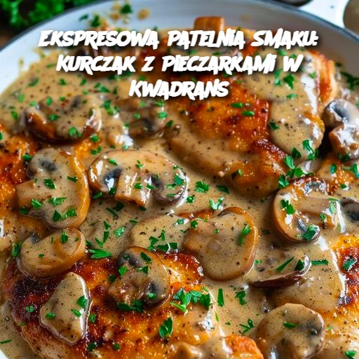 Ekspresowa Patelnia Smaku: Kurczak z Pieczarkami w Kwadrans