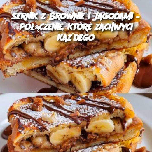 Sernik z Brownie i Jagodami – Połączenie, Które Zachwyci Każdego