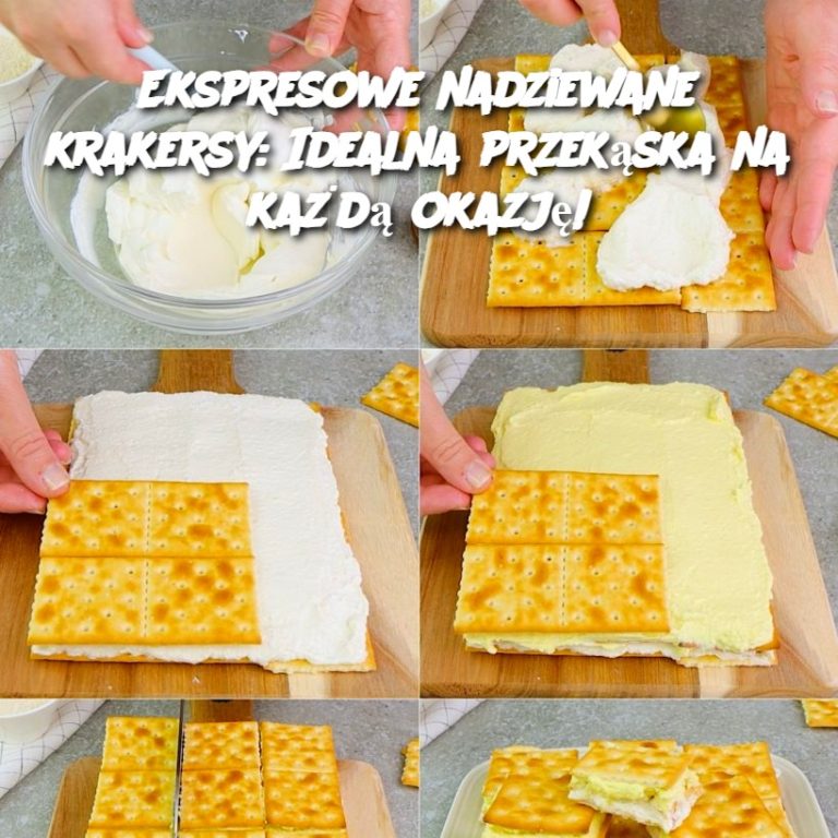 Ekspresowe nadziewane krakersy: Idealna przekąska na każdą okazję!