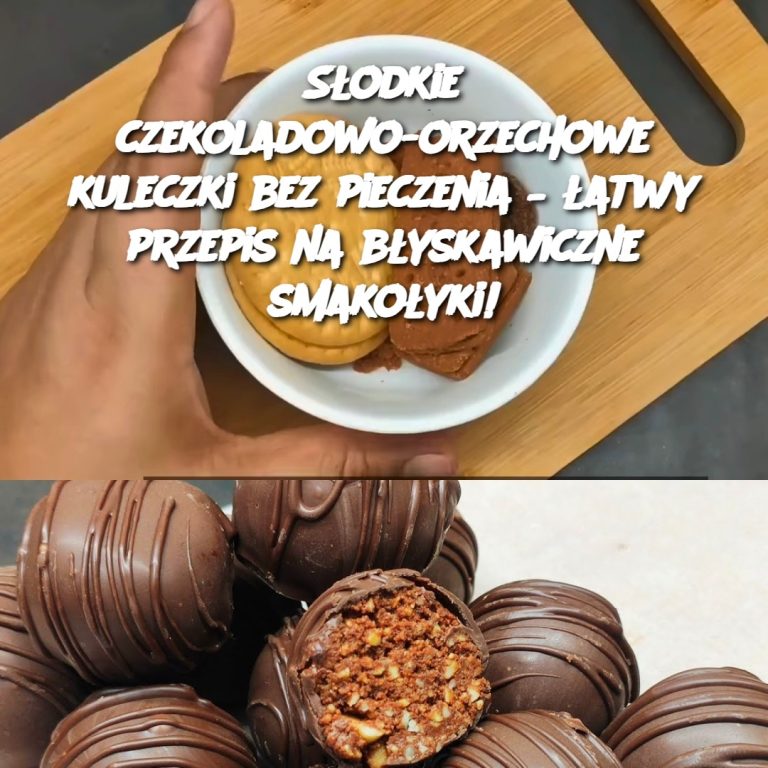 Słodkie czekoladowo-orzechowe kuleczki bez pieczenia – łatwy przepis na błyskawiczne smakołyki!