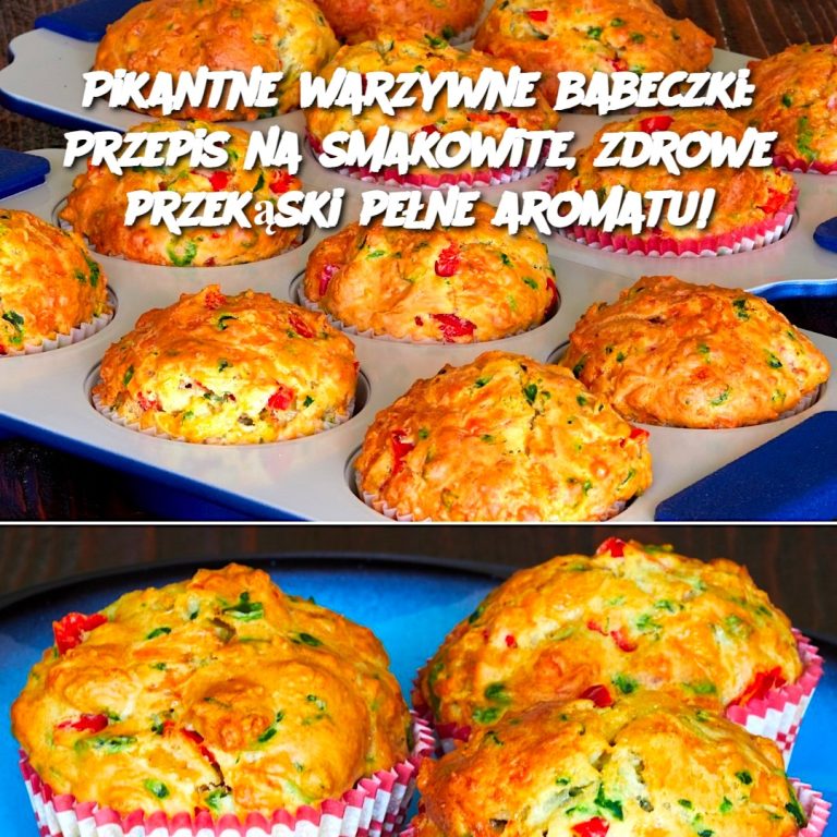 Pikantne warzywne babeczki: Przepis na smakowite, zdrowe przekąski pełne aromatu!