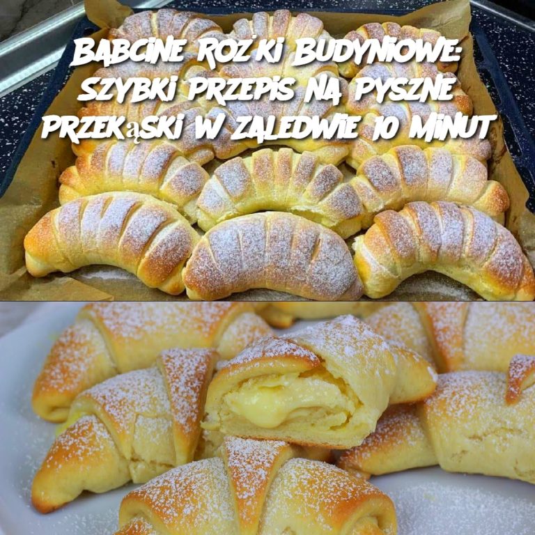 Babcine Rożki Budyniowe: Szybki Przepis na Pyszne Przekąski w Zaledwie 10 Minut