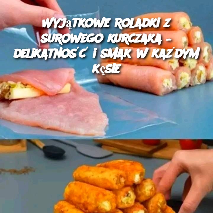 Wyjątkowe Roladki z Surowego Kurczaka – Delikatność i Smak w Każdym Kęsie