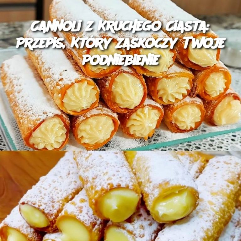 Cannoli z Kruchego Ciasta: Przepis, Który Zaskoczy Twoje Podniebienie