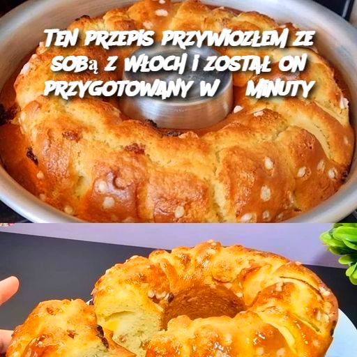 Ten przepis przywiozłem ze sobą z Włoch i został on przygotowany w 3 minuty