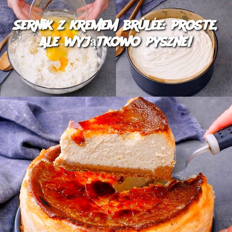 Sernik z kremem brûlée: proste, ale wyjątkowo pyszne!