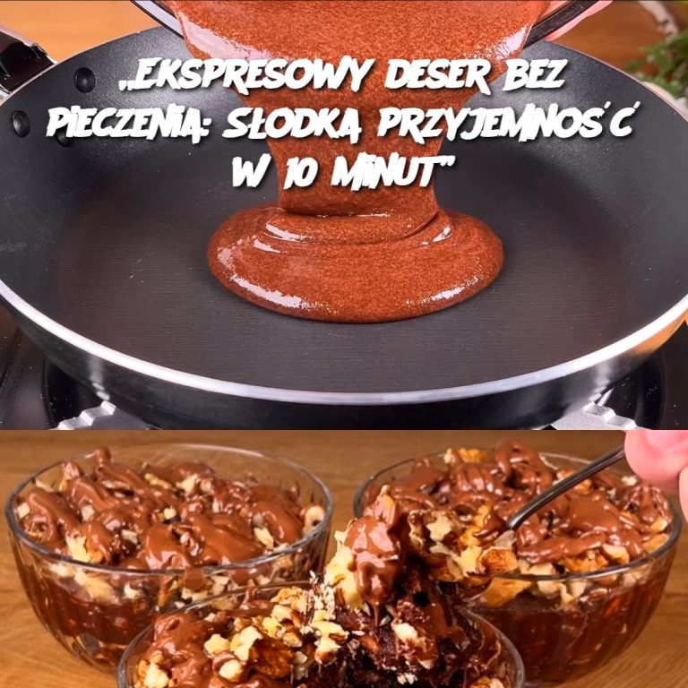 Ekspresowy deser bez pieczenia: Słodka przyjemność w 10 minut