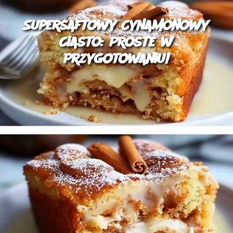 Supersaftowy Cynamonowy Ciasto: Proste w Przygotowaniu!