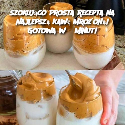 Szokująco Prosta Recepta na Najlepszą Kawę Mrożoną! Gotowa w 5 Minut!