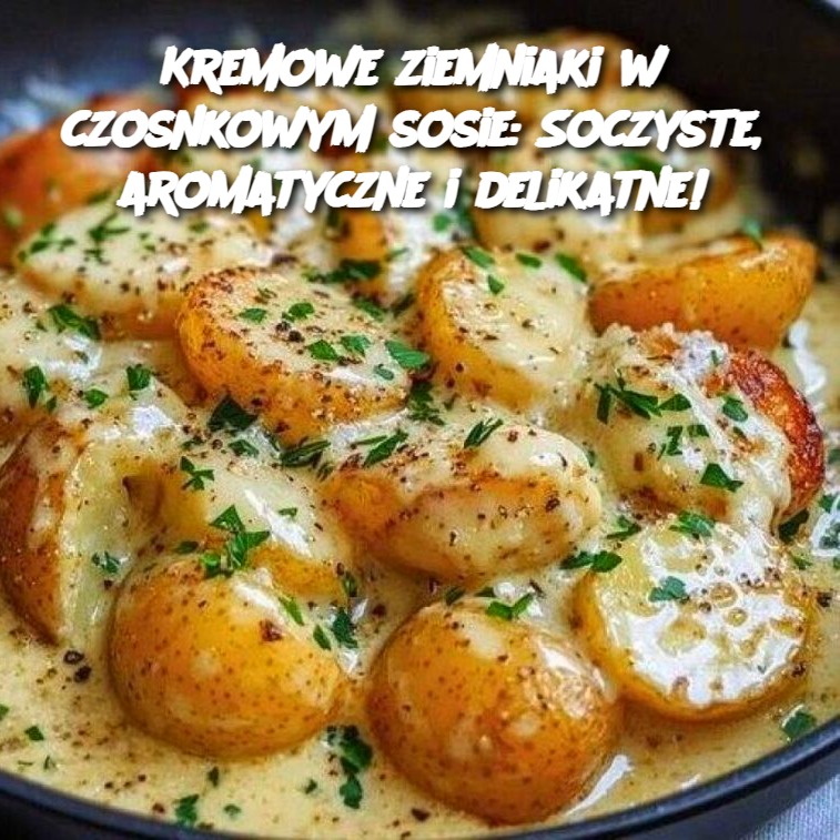 Kremowe ziemniaki w czosnkowym sosie: Soczyste, aromatyczne i delikatne!