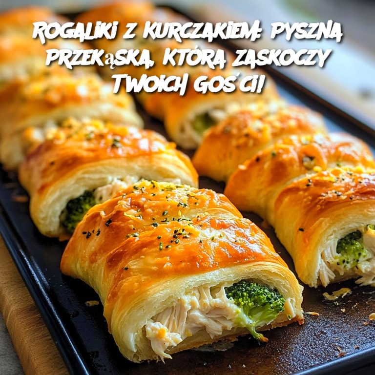 Rogaliki z Kurczakiem: Pyszna Przekąska, Która Zaskoczy Twoich Gości!