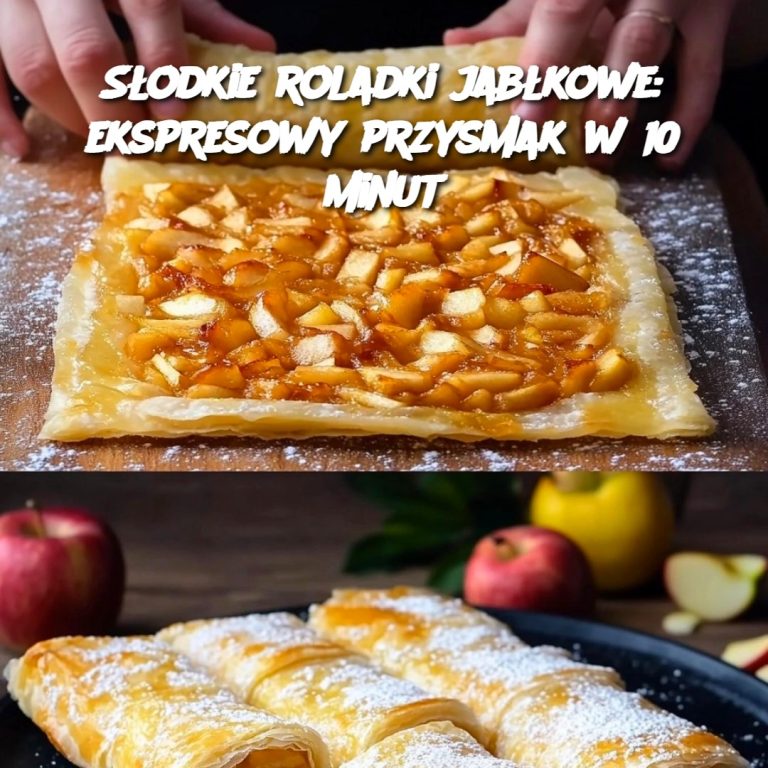 Słodkie roladki jabłkowe: ekspresowy przysmak w 10 minut