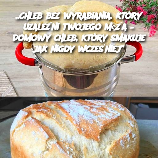 Chleb bez wyrabiania, który uzależni twojego męża – Domowy chleb, który smakuje jak nigdy wcześniej