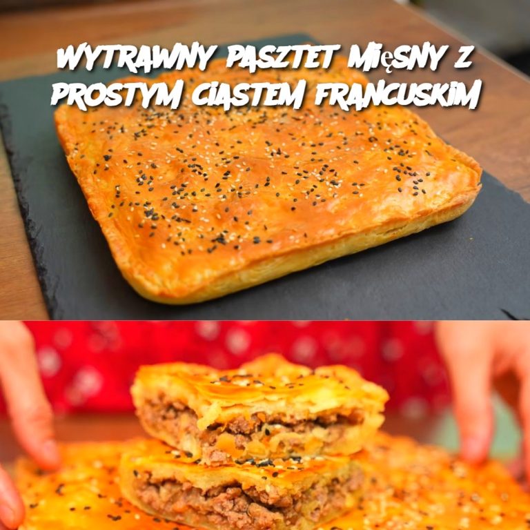 Wytrawny pasztet mięsny z prostym ciastem francuskim