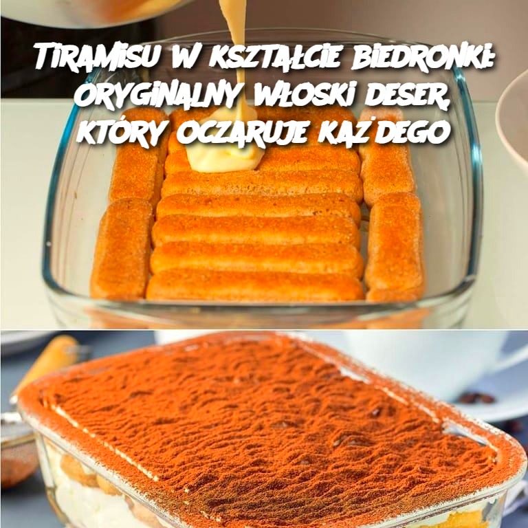 Tiramisu w kształcie biedronki: Oryginalny włoski deser, który oczaruje każdego