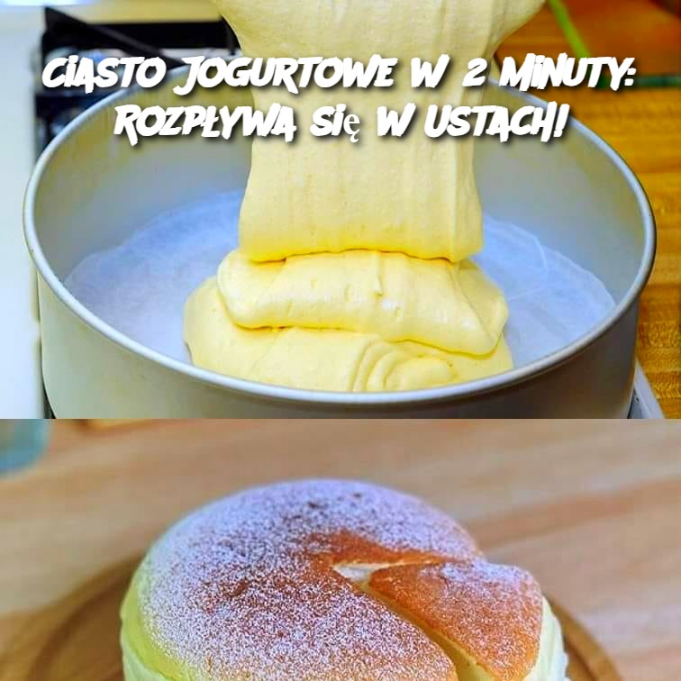 Ciasto Jogurtowe w 2 Minuty: Rozpływa się w Ustach!