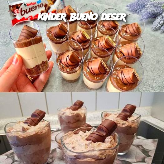 Kinder Bueno Deser: Pyszna Rozpusta w Domowym Wydaniu