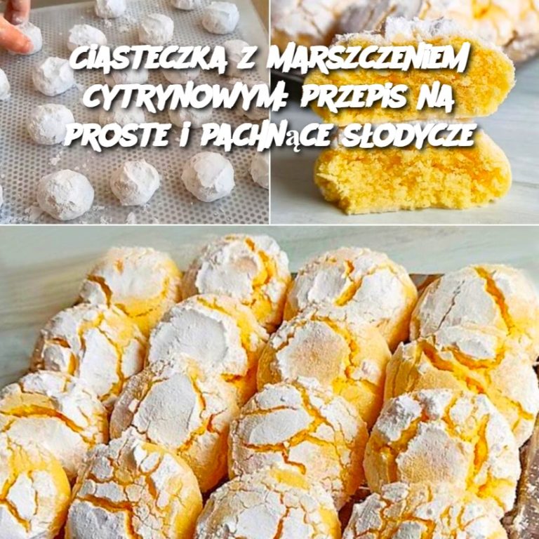 Ciasteczka z marszczeniem cytrynowym: przepis na proste i pachnące słodycze