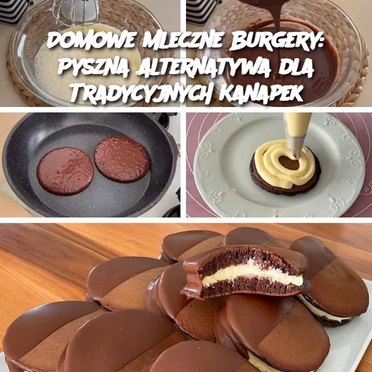 Domowe Mleczne Burgery: Pyszna Alternatywa dla Tradycyjnych Kanapek