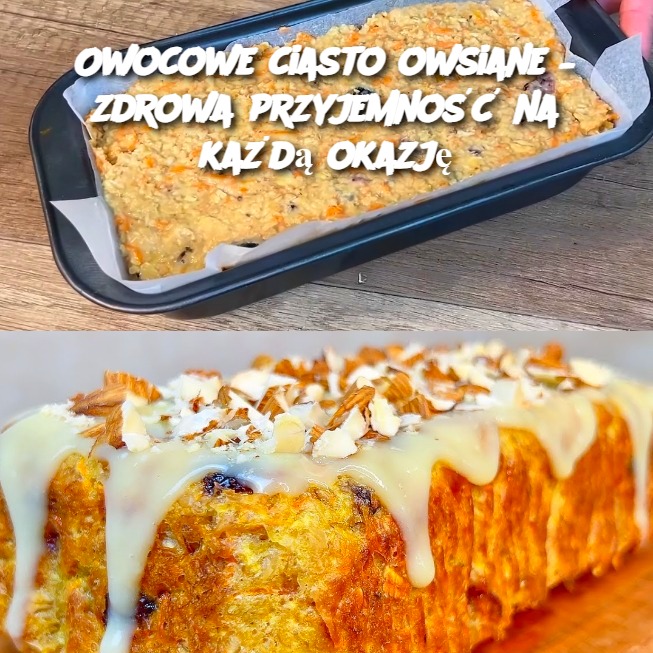 Owocowe Ciasto Owsiane – Zdrowa Przyjemność na Każdą Okazję 🍰