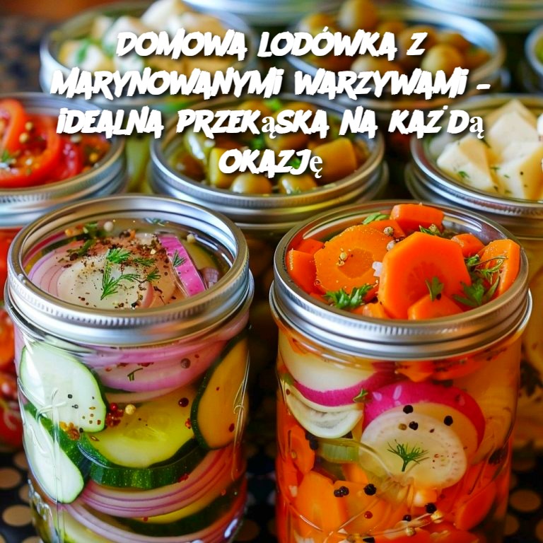 Domowa Lodówka z Marynowanymi Warzywami – Idealna Przekąska na Każdą Okazję 🥒🥕