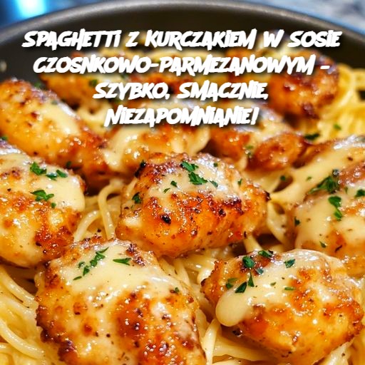 Spaghetti z Kurczakiem w Sosie Czosnkowo-Parmezanowym – Szybko, Smacznie, Niezapomnianie!