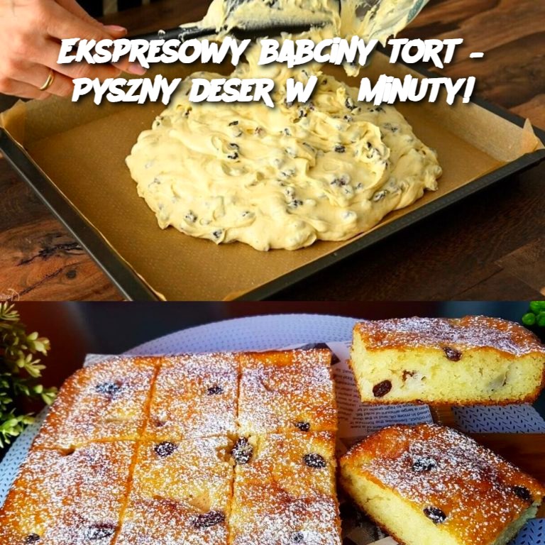 Ekspresowy babciny tort – Pyszny deser w 3 minuty!